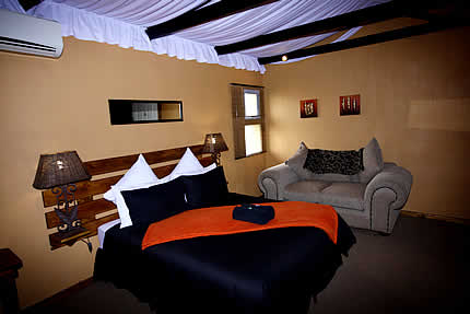 one of our seven air-conditioned rooms